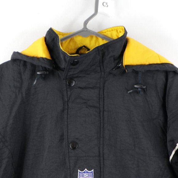 Vintage Starter Pittsburgh Steelers Hooded Jacket - Picture 2 of 12